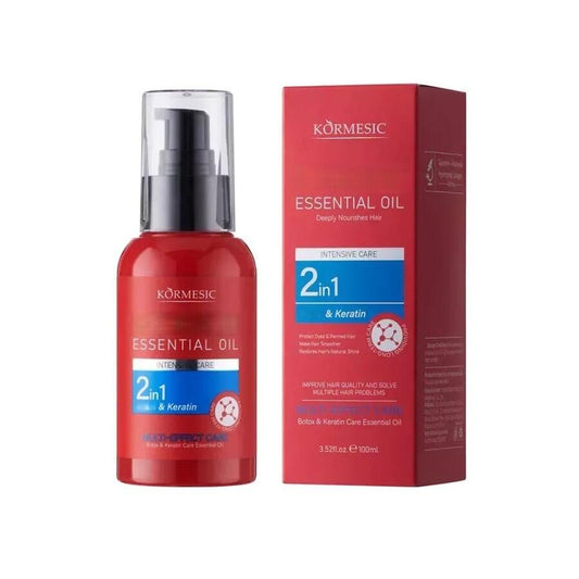 Aceite Capilar 2 en 1 con Keratina Kormesic